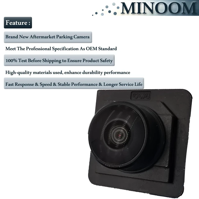 Alt view image 5 of 5 - MINOOM ML3T-19J220-AB Side Mirror Camera Parking Camera Replacement for 2021-2022 Ford F150, 2021 Raptor, 2022 Ford Expedition, 2021 Mustang Mach-E Part No.#596-11961ML3T-19J220-ACML3Z-19G490-F
