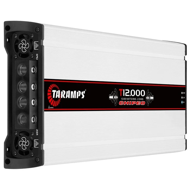 Alt view image 2 of 5 - Taramps T 12000 Chipeo 2 Ohms 12000W RMS Monoblock Car Audio Amplifier