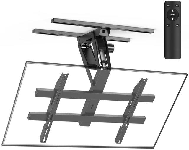 Main image of Zontera Motorized TV Mount Flip Down for 23 to 70 Inch Screens, Black