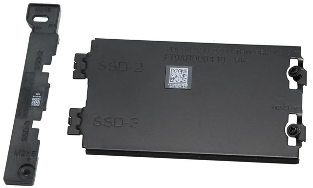 Alt view image 2 of 5 - BestParts M.2 2280 SSD2 SSD3 KIT PCIE Bracket 02MN6R +Frame Caddy 0P6NY8