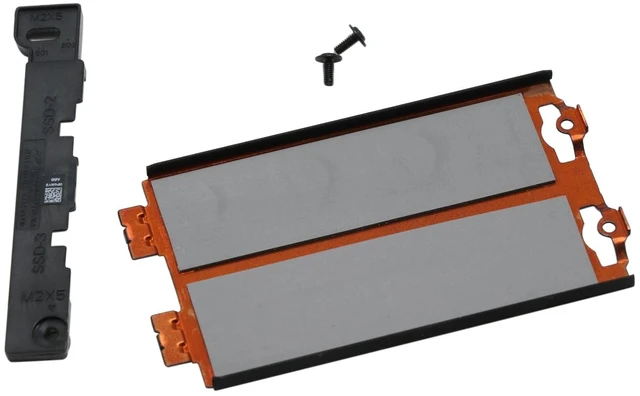 Alt view image 4 of 5 - BestParts M.2 2280 SSD2 SSD3 KIT PCIE Bracket 02MN6R +Frame Caddy 0P6NY8