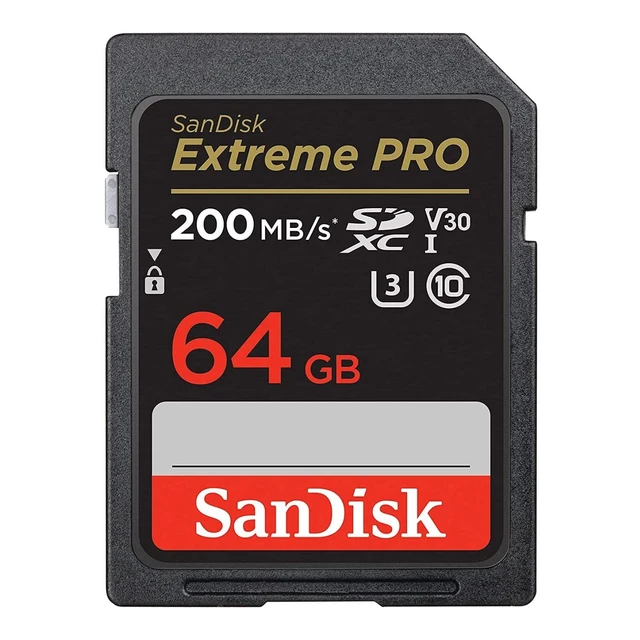 Alt view image 2 of 5 - SanDisk 64GB Extreme PRO 200MB/s Memory Card (5-Pack) Bundle (6 Items)