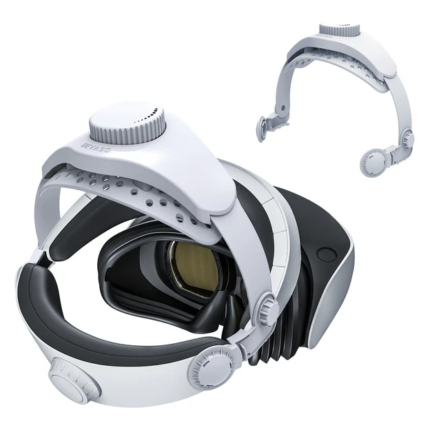 Alt view image 5 of 5 - Haoyull Adjustable Head Strap for PS VR2 Headset Decompression Headband Straps Replacement Comfortable Head Straps, 210x115x110mm, As the Picture Shows