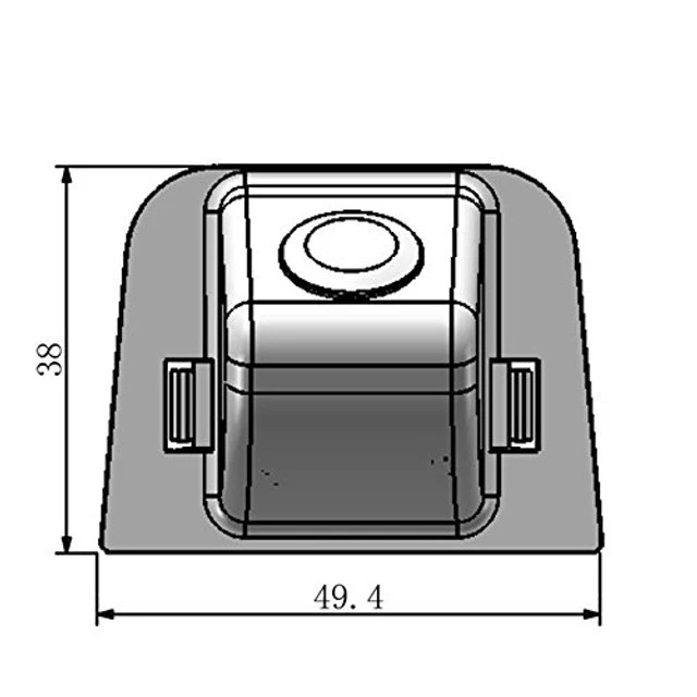 Alt view image 5 of 5 - for Toyota Prius 2012 2013 2014 Car Rear View HD Camera Back Up Reverse Parking Camera/Plug Directly