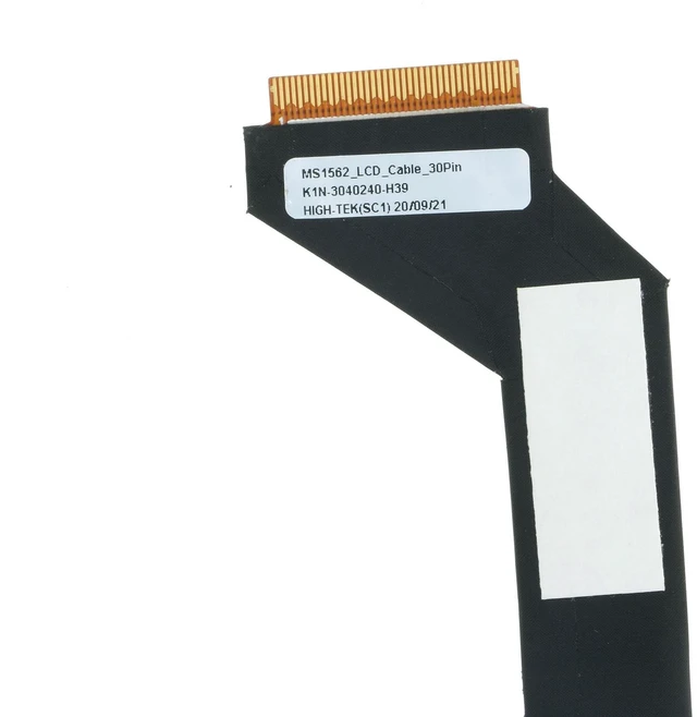 Alt view image 3 of 5 - Replacement MS1562 LCD Cable 30PIN 30PIN for MSI Stealth 15M MS1562 K1N-3040240-H39 K1N-3040240 K1N3040240H39 LCD LED Video Display Screen LVDS Cable