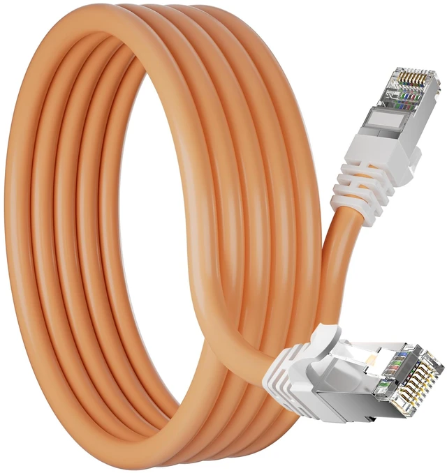 Main image of Soibke Cat 7 Ethernet Cable 50ft, Long SFTP Triple Shielded Cat7 High Speed