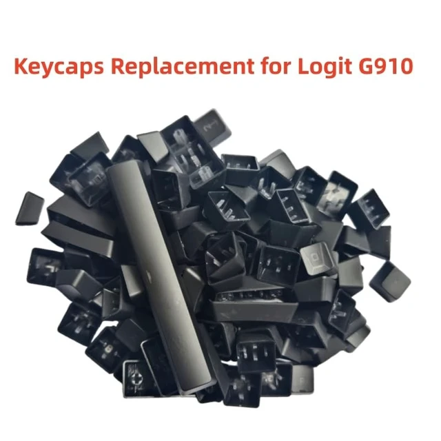 Alt view image 3 of 5 - Full Set of Keyboard 113 Keycaps Replacement for Logitech G910 RGB Gaming Mechanical Keyboard Black