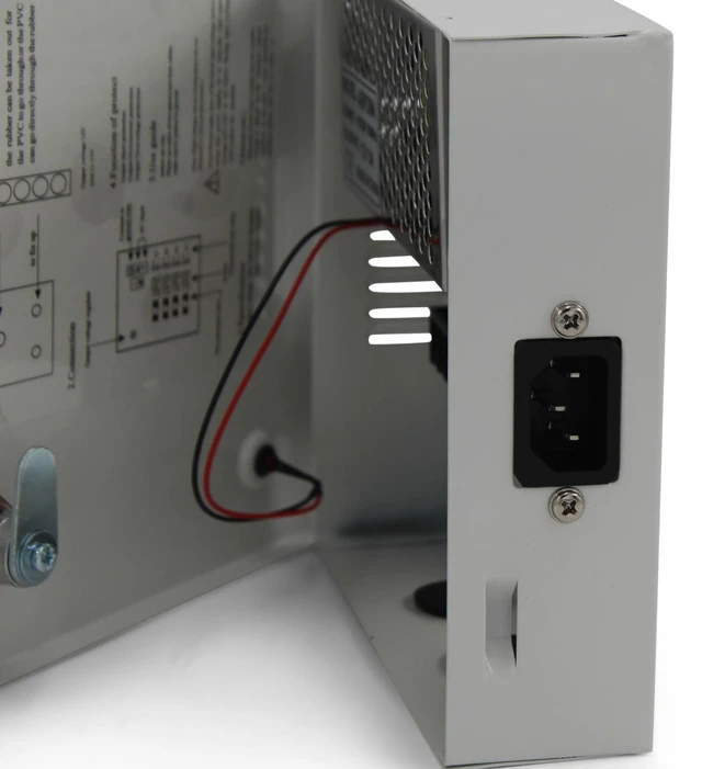Alt view image 3 of 5 - Ares Vision 4 Channel/Port 5 AMPS, 12V DC Power Supply Box, Individually Fused for CCTV, LED, and All 12v DC Devices. Includes Screw Drivers & Extra fuses
