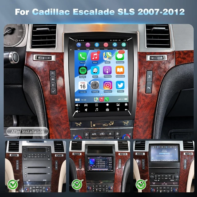Alt view image 2 of 5 - 4+64G Android Car Radio for Cadillac Escalade 2007-2012