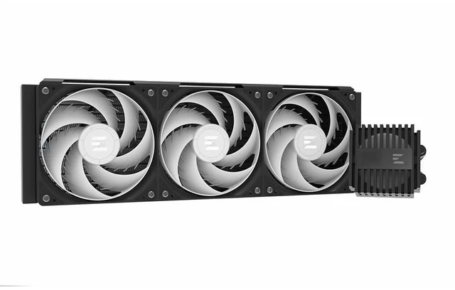 Alt view image 2 of 5 - Zalman Alpha 2 V2 360 AIO Liquid CPU Cooler, 350W TDP, Black