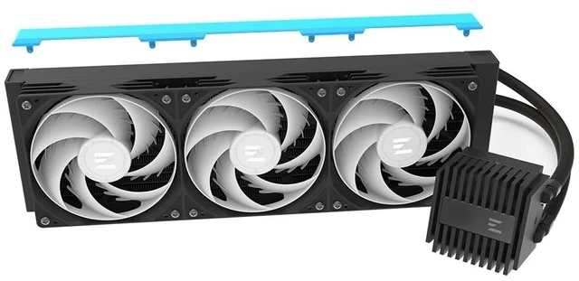 Alt view image 3 of 5 - Zalman Alpha 2 V2 360 AIO Liquid CPU Cooler, 350W TDP, Black