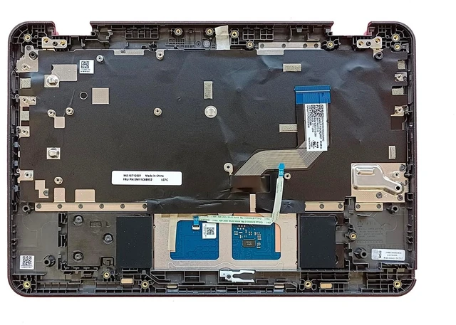 Alt view image 2 of 5 - 5M11C88952 Replacement for Lenovo Chromebook 500E 3th WLAN Laptop Upper case Palmrest Assembly Part with US Keyboard and Touchpad (WFC Hole)