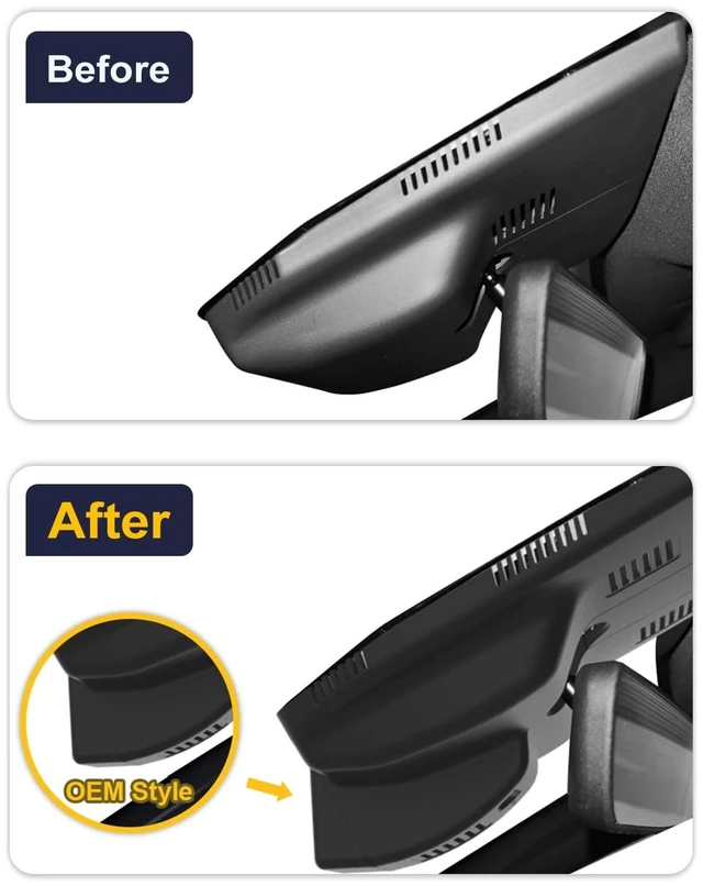 Alt view image 3 of 5 - Fitcamx 4K Dash Cam Suitable for Kia K5 2025-2026 (Part No#L2500), OEM Factory Look, Ultra HD 2160P Video, Built-in WiFi & APP, Loop Recording, Collision Detction, Easy to Install, 64GB Card