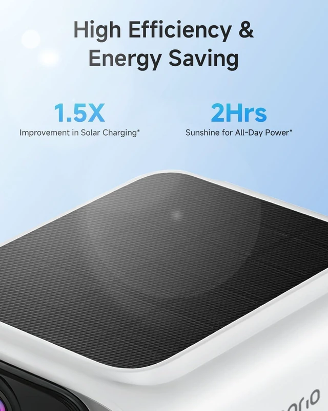Alt view image 3 of 5 - Noorio 2Pack 2K Solar Security Camera, Wireless Outdoor, Dual-Band Wi-Fi