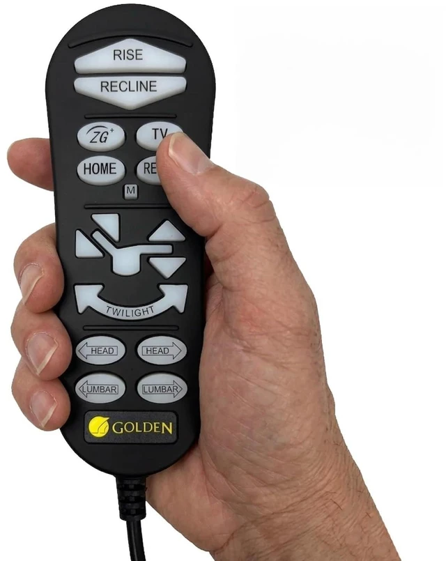 Main image of ZK3100-C5M - OEM Golden Remote Hand Control for 5 Zone Lift Chair Recliners