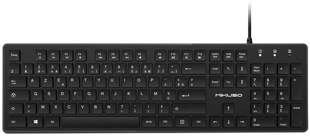 Main image of MIKUSO French AZERTY Keyboard Wired USB for Computer Laptop PC