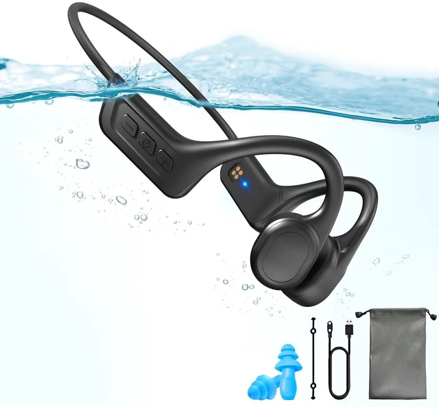 Main image of Bone Conduction Headphones,Waterproof IP68,Wireless Bluetooth 5.3 Earphones with Microphone, Built-in 32GB MP3 Open Ear Bluetooth Headphones for Running
