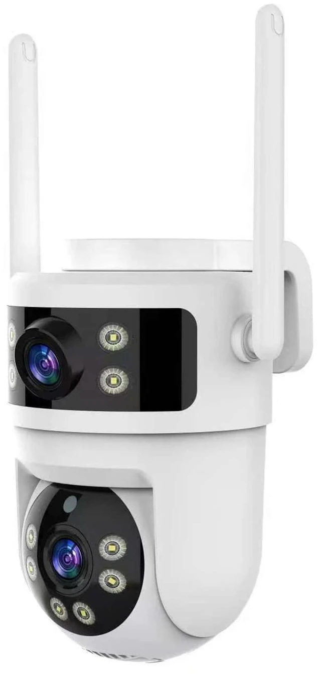 Main image of ONNO DualLens 3MP PTZ Security Camera, WiFi Indoor Outdoor Baby Pet Monitor, Motion Detection, TwoWay Audio, Color Night Vision, SD/Cloud Storage, IP64