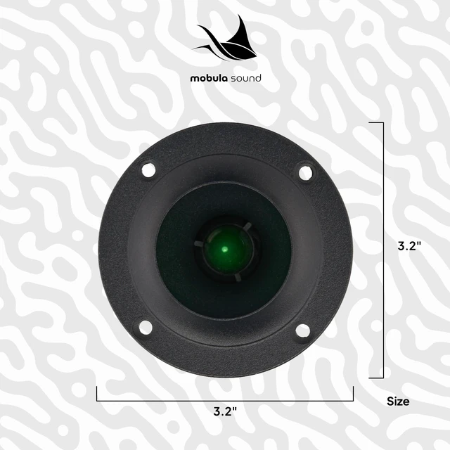Alt view image 3 of 4 - Mobula Sound Tweeter ^^ 106 DB ^^ 1" CCA Voice Coil ^^ Peak Power 200 WATTS ^^ 80 WATTS RMS ^^ NEODYMIUN Motor ^^ Aluminum Horn Tweeter ^^ Built in Polyester Capacitor ^^ 4-8 OHMS