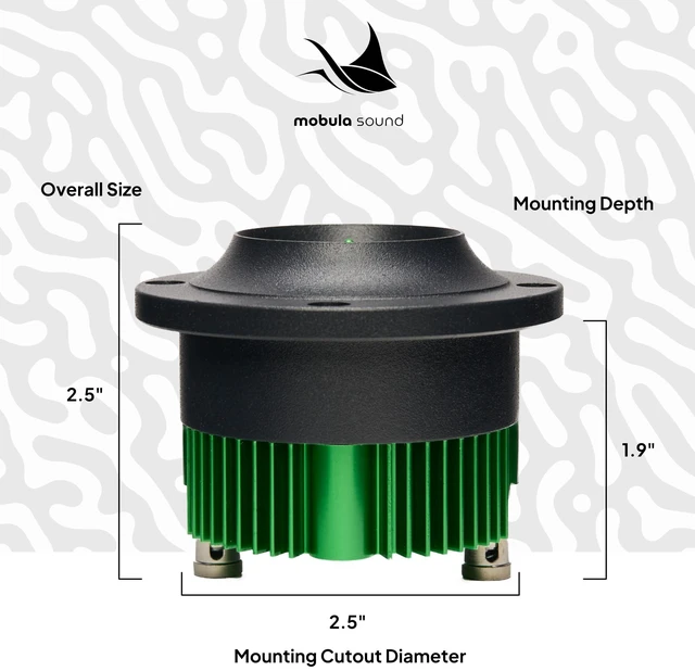 Alt view image 4 of 4 - Mobula Sound Tweeter ^^ 106 DB ^^ 1" CCA Voice Coil ^^ Peak Power 200 WATTS ^^ 80 WATTS RMS ^^ NEODYMIUN Motor ^^ Aluminum Horn Tweeter ^^ Built in Polyester Capacitor ^^ 4-8 OHMS
