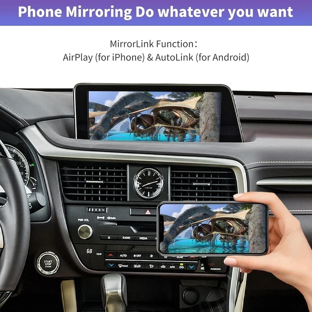 Alt view image 5 of 5 - Road Top Wireless CarPlay for Lexus with Small Touchpad/Joystick