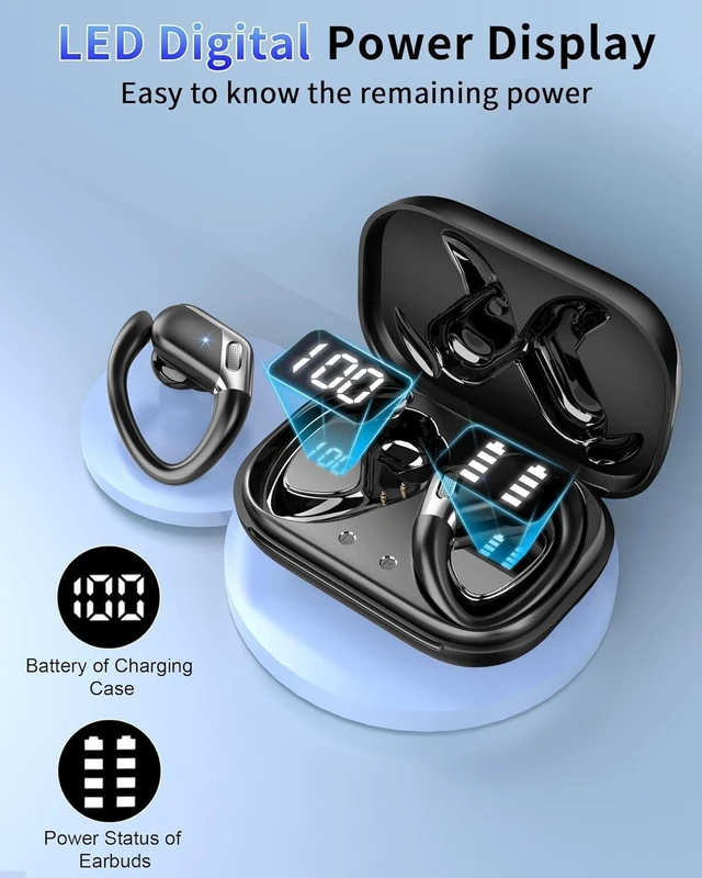 Alt view image 5 of 5 - 2026 Ear buds Wireless Earbuds, Bluetooth 5.4 headphones Sport 50 Hrs