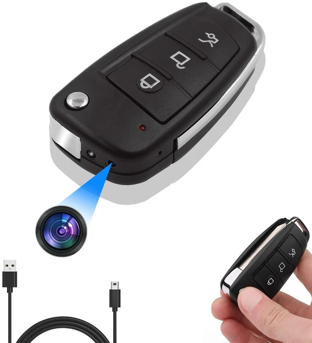 Main image of FUXGZ Hidden Car Key Camera, Mini Spy Camera, Discreet Nanny Cam 1080P HD