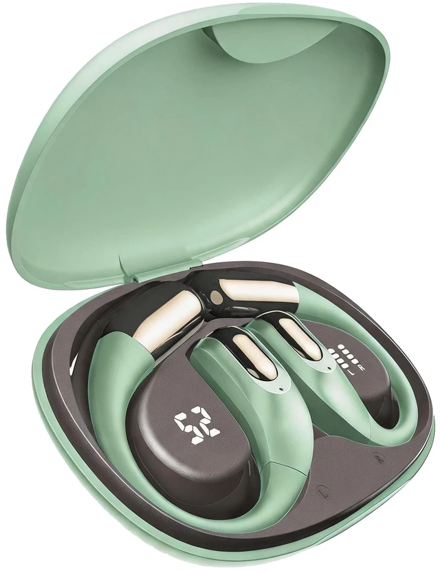 Main image of GAGAAL Wireless Sport Earbuds Bluetooth Headphones,Lightweight Earbuds with Ear Hooks,Bluetooth5.4 Wireless Earphones,25H Playtime, IPX4 Waterproof Running Headphones for Gym(Green)