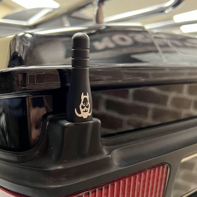 Alt view image 4 of 5 - HOGWORKZ Mini Antenna AM/FM Compatible with Harley Davidson Motorcycle Street Glide Road King Electra Glide Road Glide '09-'25