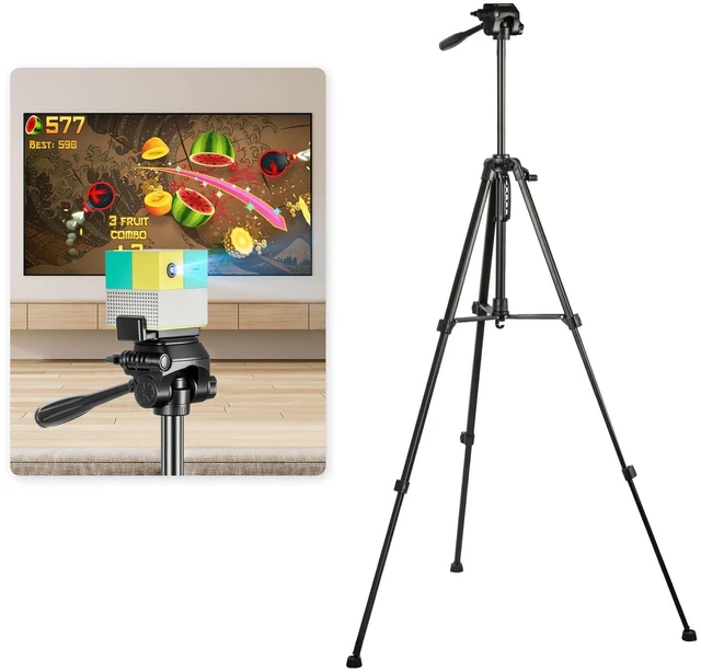 Main image of Tripod Stand for Nex Playground Console, Adjustable Height Stable Holder for Nex Playground Accessory, Aluminum Professional Tripod for Camera/Phone/Projector