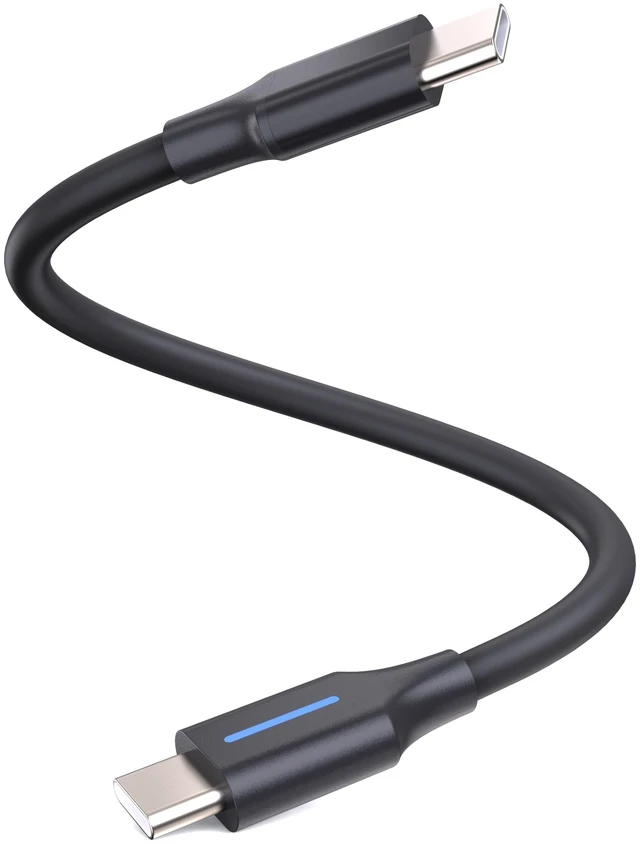 Main image of KUYLICYMO 2-in-1 C to C Bypass Motorcycle CarPlay Bluetooth Headset Cable