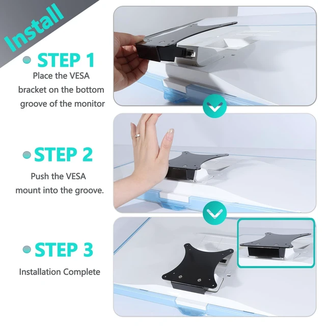 Alt view image 3 of 5 - S24E390HL Monitor Stand Compatible with Samsung 24" 27" 32" S24E391HL