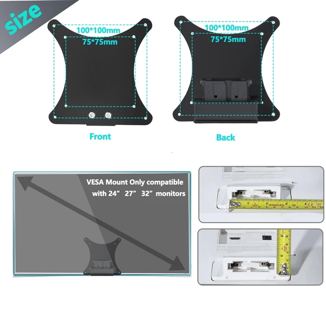 Alt view image 4 of 5 - S24E390HL Monitor Stand Compatible with Samsung 24" 27" 32" S24E391HL