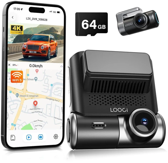 Main image of 4K Dash Cam Front and Rear,Native 4K HDR STARVIS 2 Sensor Night Vision