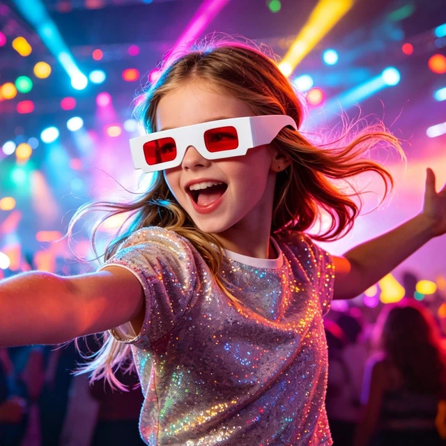 Alt view image 2 of 5 - CIYODO 3D Glasses 50pcs Red Paper for Events and Displays