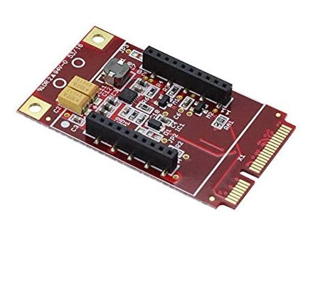 Main image of BRD-mPCIe-X Full Size Mini PCI Express Adapter Board, Cellular Connectivity, Compatible with Skywire Modems, for Embedded PCs, Laptops, Industrial Tablets