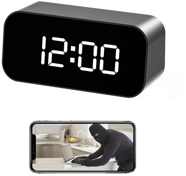Main image of Cyydsam Clock Camera - Security Camera - Indoor Full HD Mini 1080P WiFi Wireless Motion Detection Night Vision Real Time Watch Live Video Nanny Cam