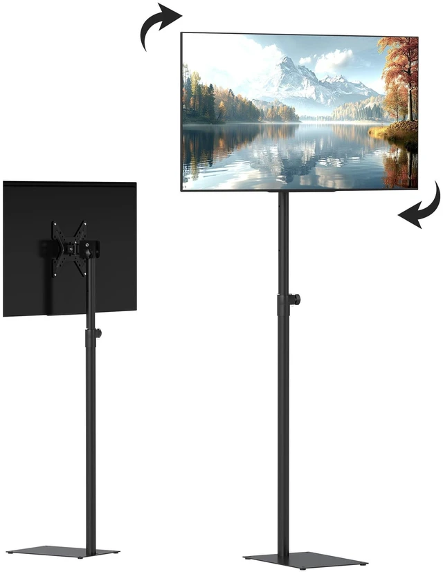 Main image of Baoz 360 Rotation Monitor Floor TV Stand with VESA Mount for 14-43 Inch TV
