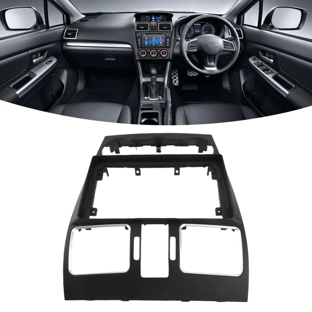 Alt view image 2 of 4 - BSTiltion Car Stereo Dash Kit Radio Fascia Panel Trim Bezel with Premium ABS Material for Impreza XV Crosstrek 2012-2017