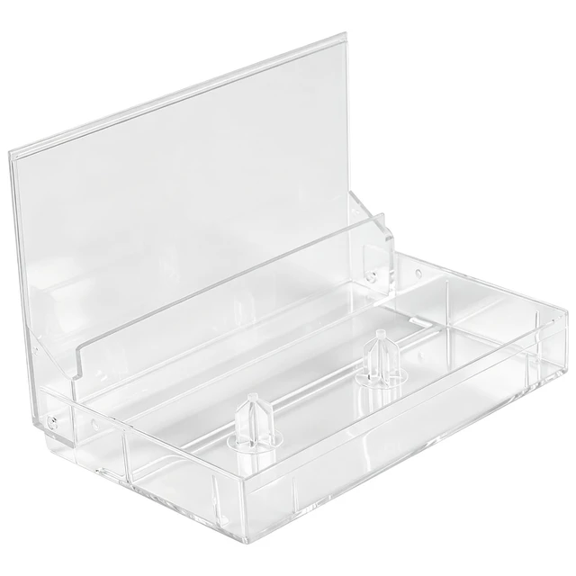 Alt view image 4 of 5 - YAUFWUA 40 Pack Clear Plastic Cassette Tape Storage Cases, 4.29x2.75x0.6 Inch Audio Music Cassette Organizer Holder for Art Collection