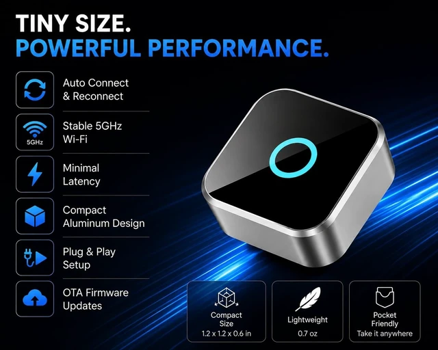 Alt view image 4 of 5 - Wireless CarPlay Adapter