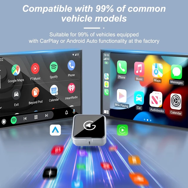 Alt view image 4 of 5 - Wireless CarPlay Adapter for Apple CarPlay & Android Auto, USB-C/Type-C