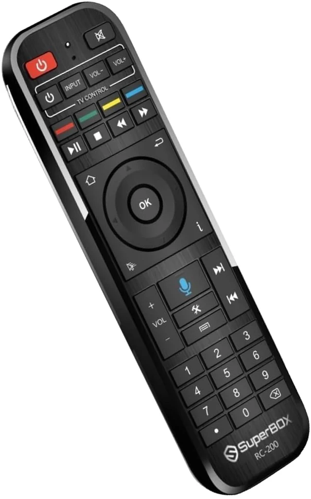 Main image of Original Super Box RC - 200 Smart Voice Remote Control Perfect Replacement for Super Box S5 Max/PRO, S6 Max/Ultra/Pro & Elite Remote Controls