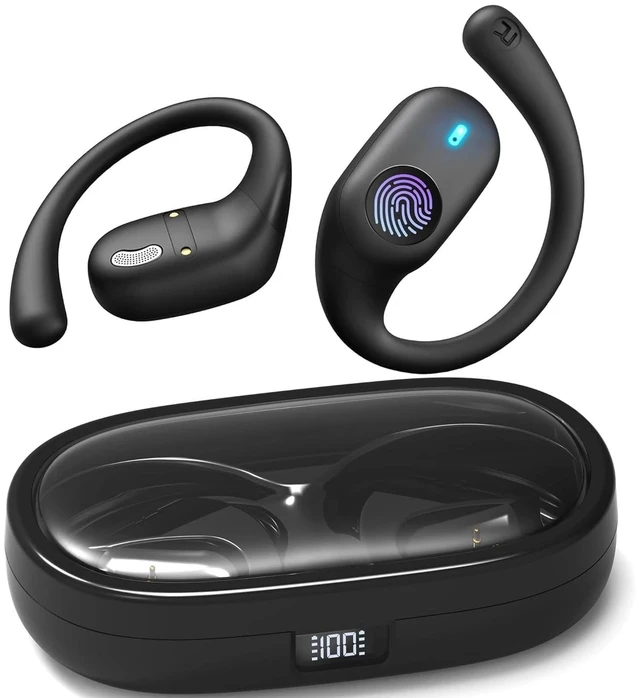 Main image of FORALES True Open Ear Sports Headphones, OWS Bluetooth 5.3 Earbuds