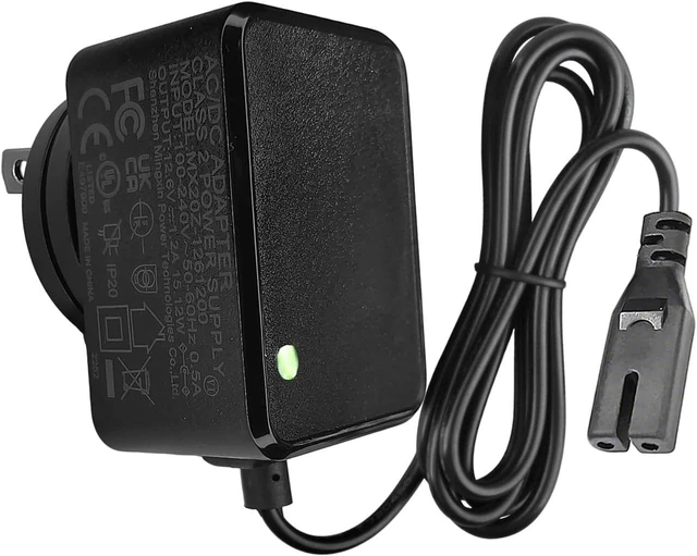 Alt view image 5 of 5 - Guy-Tech 2-Prong 12.6V 1.2A AC/DC Adapter Compatible for Hydrus Seauto Roker+ Plus SE PC03 for Aiper Scuba SE Grennix RKVC-YC003 G900 G905 Cordless Robotic Swimming Pool Vacuum Cleaner MX20Z-1261200
