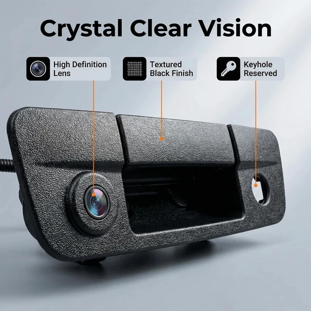 Alt view image 3 of 5 - Enhanced Rearview Backup Camera with Tailgate Handle for Dodge Ram Pickup Trucks (2009-2017 Models) ^^ Night Vision Waterproof Design ^^ Compatible with Ram 1500/2500/3500 Models