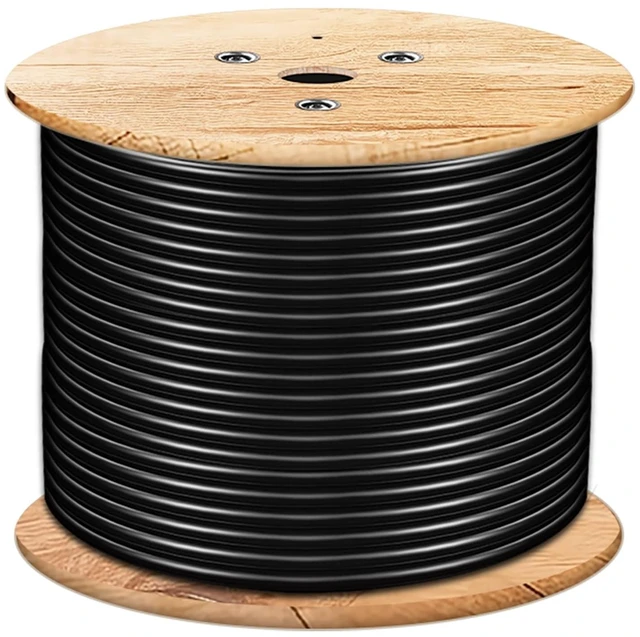 Main image of Cat7 Ethernet Cable 650ft Pure Copper: 26AWG Fluke Tested Cat 7 Easy Pull Cable, Triple Shielded CMR, Outdoor/Indoor Direct Burial in Wall, POE Ethernet Wire, 10G 1000Mhz Roll Spool