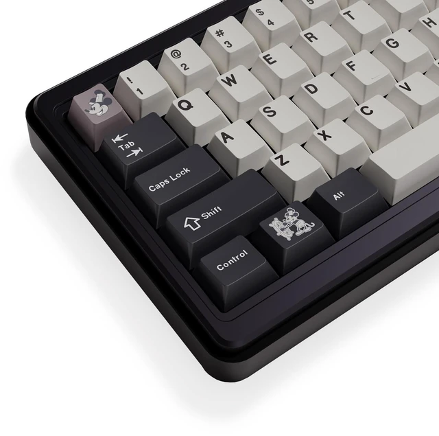 Main image of kfaPBT Steamboat Throwback Keycap Set for Mechanical Keyboard, 135 Keys Set Custom Keycap Set, Cherry Profile, Compatiable with 100%, 75%, 65%, 60% Keyboards