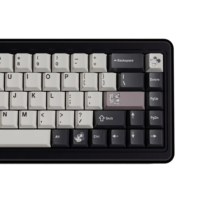 Alt view image 2 of 5 - kfaPBT Steamboat Throwback Keycap Set for Mechanical Keyboard, 135 Keys Set Custom Keycap Set, Cherry Profile, Compatiable with 100%, 75%, 65%, 60% Keyboards