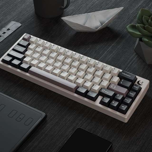 Alt view image 4 of 5 - kfaPBT Steamboat Throwback Keycap Set for Mechanical Keyboard, 135 Keys Set Custom Keycap Set, Cherry Profile, Compatiable with 100%, 75%, 65%, 60% Keyboards